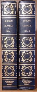  Collectors Library Shogun by James Clavell 2 Vol Set Complete