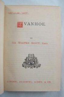  Ivanhoe Handy Volume Waverley Sir Walter Scott Small Book