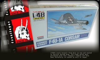 New SEALED 1 48 Chance Vought F4U 1A Corsair from Arii Old Otaki Molds