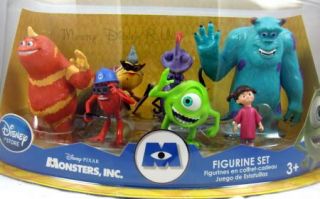 New  Monsters Inc PVC Figurine Figure Playset Set Roz Boo