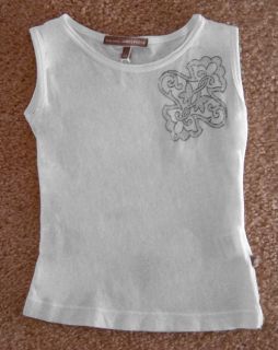 James Perse Toddler Baby Girls Logo Sleeveless Shirt 6M