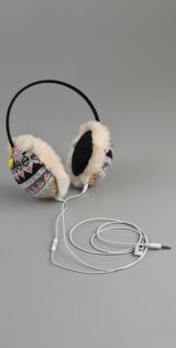 Juicy Couture Faux Fur Earmuff Speaker Headphones