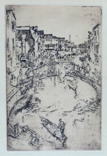 James McNeill Whistler Venice Engraving