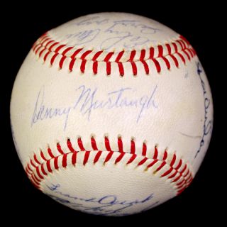 1964 Pirates Team Signed Baseball JSA Roberto Clemente