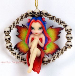Jasmine Becket Rainbow of Bones Fairy Ornament Figurine