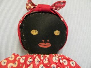  BLACK CLOTH DOLL from Jane Withers Collection with Provenance tag