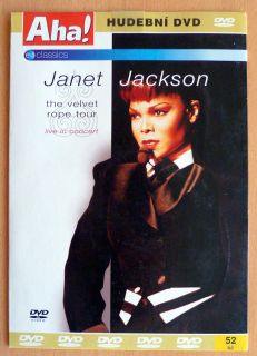Janet Jackson Velvet Rope Tour Live RARE Czech cardsleeve DVD No Promo