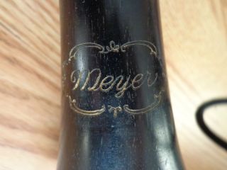 Vintage  Meyer  Clarinet Made in Czechoslovakia Case Made in w