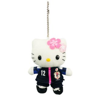 Hello Kitty x Nadeshiko Japan Football Soccer Medium Plush Doll key