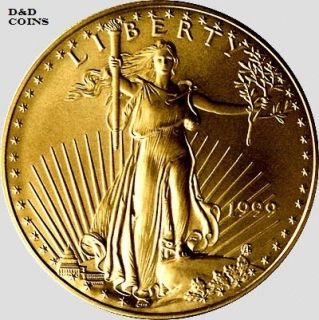 1999 1 10 Ounce Uncirculated Gold American Eagle