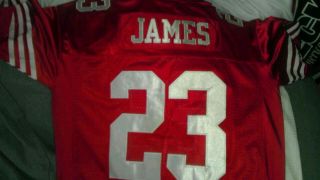 LaMichael James 49ers Jersey Red L
