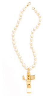 Fallon Jewelry Bow Cross Necklace