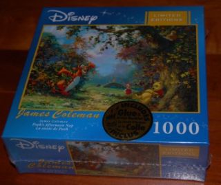 Disney Limited Editions James Coleman Puzzle Poohs Afternoon Nap New