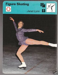 Janet Lynn 1977 Figure Skating SPORTSCASTER Card 02 14