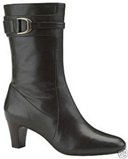 New $249 Cole Haan Air Janet Short Women Boot Size 8 Dark Chocolate