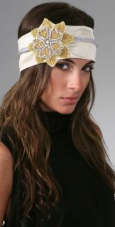 Cynthia Dugan Jewelry Stretch Headband with Swarovski Flower
