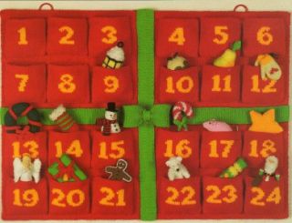 298 Alan Dart Advent Calendar 24 Ornaments Pattern
