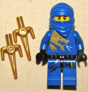 Lego Ninjago Jay DX Ninja Minifigure Samurai Minifig Sai Weapons