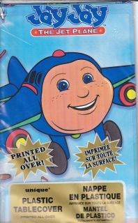 JAY JAY the JET PLANE Party Supplies ~ TABLECOVER ~ HTF