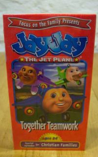 Jay Jay The Jet Plane Together Teamwork VHS Video New