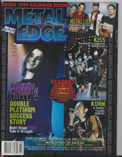  Edge 1999 Metallica Ozzy Korn Creed James Hetfield Jason Newsted KISS