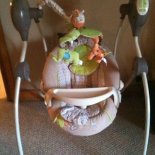 Carters Wild Life Cozy Musical Swing