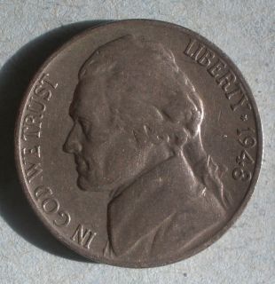 1948 s Jefferson Nickel