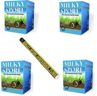 Milky Spore 4 x 40oz Grub Control Dispenser Tube
