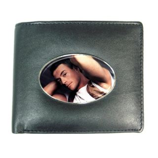 Jean Claude Van Damme Mens Leather Wallet Credit Card