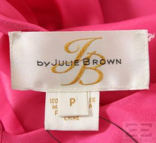 JB by Julie Brown Hot Pink Cutout Halter Dress Size P