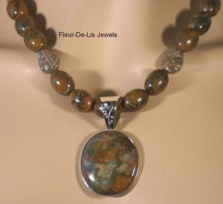 Jay King MINE FINDS Mongolian Copper Mountain Necklace & Pendant