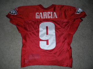 Philadelphia Eagles Jeff Garcia Game Used Worn Rare Red QB Practice
