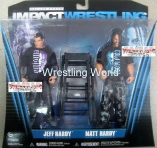 TNA EXCLUSIVE TWIST OF HATE Matt Jeff Hardy Wrestling Action Figures