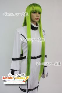 Code Geass C C Cosplay Wig Costume 100cm