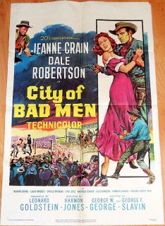 City of Bad Men 53 Classic Jeanne Crain Western 1 SH