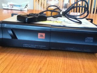 JBL 6 Disc Auto Changer with Remote and Audio Adapter with Wires