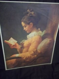  Litho Print 57 A Young Girl Reading by Jean Honore Fragonard