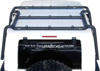 MBRP Roof Rack System 07 10 Jeep Wrangler JK 4 Door Black