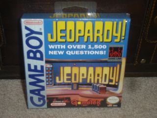 Jeopardy Game Boy Factory SEALED w H Seam