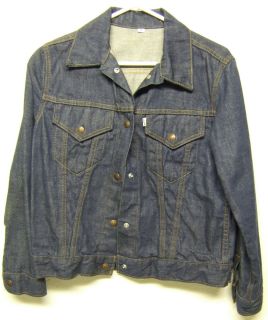  Tab Levis for Gals Vintage 2 Pocket Button Front Jean Jacket M
