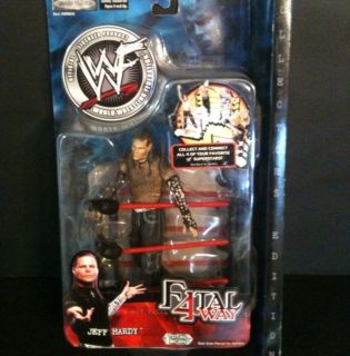 WWF RARE Jakks Jeff Hardy Fatal 4 Way Figure WWE