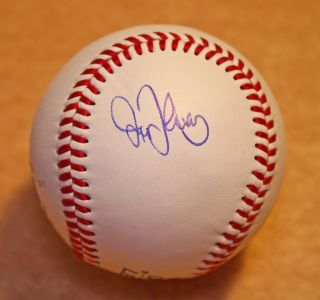 Jeff Treadway Autographed Baseball Atlanta Braves Signed in Person