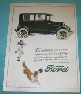 1926 Ford Tudor Sedan Car Ad 20