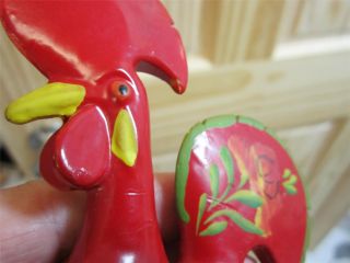 Good Luck Rooster Clay Figurine Tile Portuguese Galo Barcelos Legend