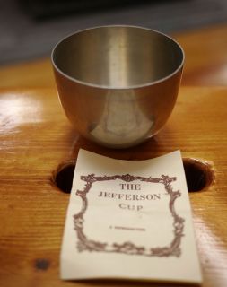 Vintage Pewter Jefferson Cup Newburyport Towle from Monticello