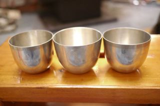 Vintage Pewter Jefferson Cups Engraved UVA Collectible Virginia