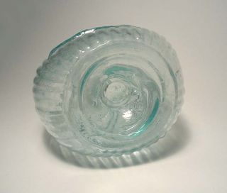 Gi 103 Jenny Lind Calabash Light Aqua Open Pontil Whitney Glass Works