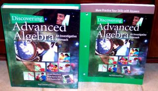 Discovering Advanced Algebra TXT and Workbook New
