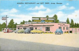 GA Jesup Mimosa Restaurant Gift Shop Gas Station R13977