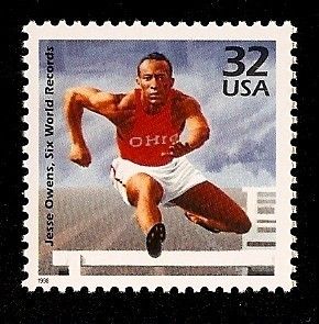 Jesse Owens Ohio State University Track Star 6 World Records 4 Gold